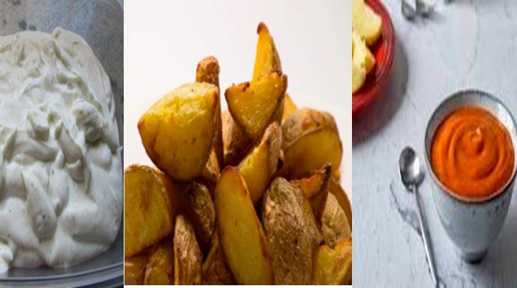 Patatas dos salsas
